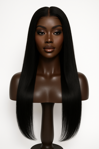 Seraphine (Raw Straight 24” -350 g Density | 13×4 HD Lace).